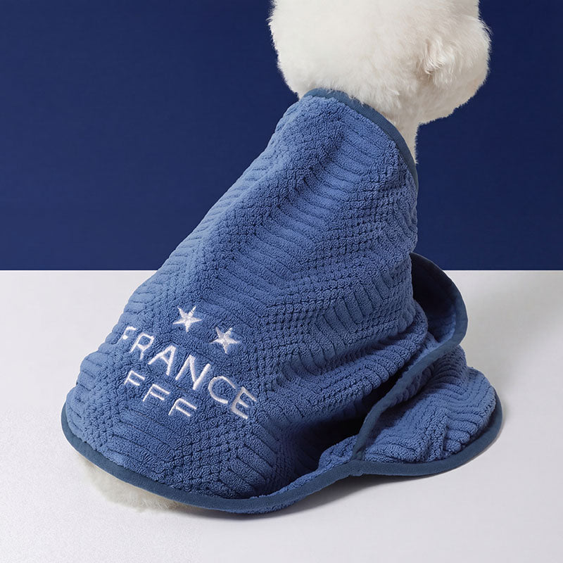 France FFF Pet Bath Towel